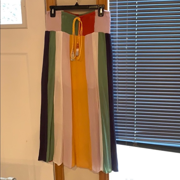 Boho Multicolored Long Skirt - Picture 5 of 5